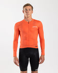 Men's Librio Long Sleeve Race Fit Jersey (Tangerine)