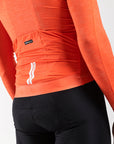 Men's Librio Long Sleeve Race Fit Jersey (Tangerine)