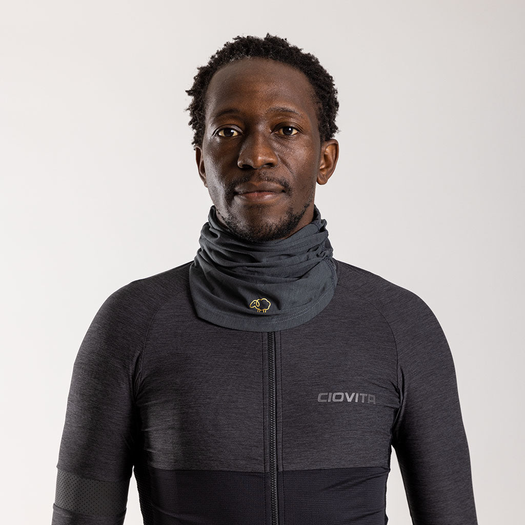 Merino Midweight Collar VitaTube (Charcoal)