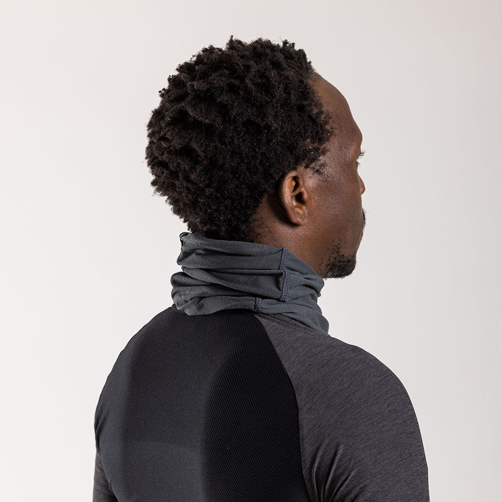 Merino Midweight Collar VitaTube (Charcoal)