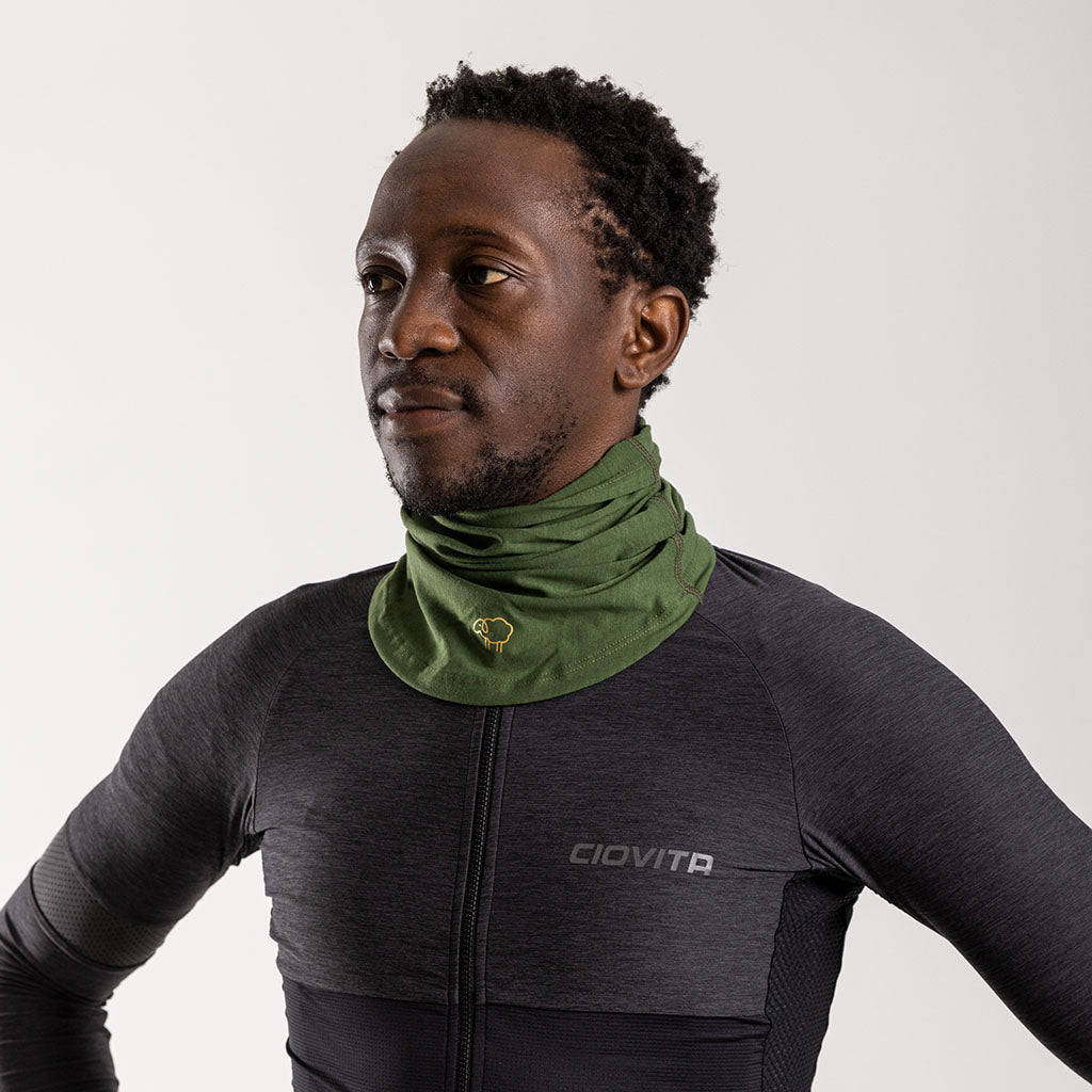 Merino Midweight Collar VitaTube (Olive)