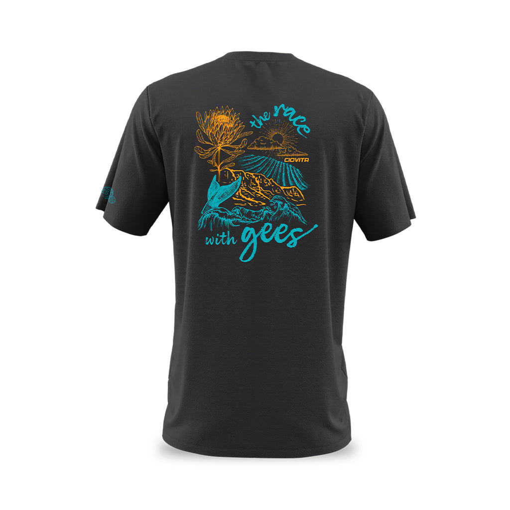 Men&#39;s FNB Wines2Whales 2024 Gees T Shirt (Charcoal)