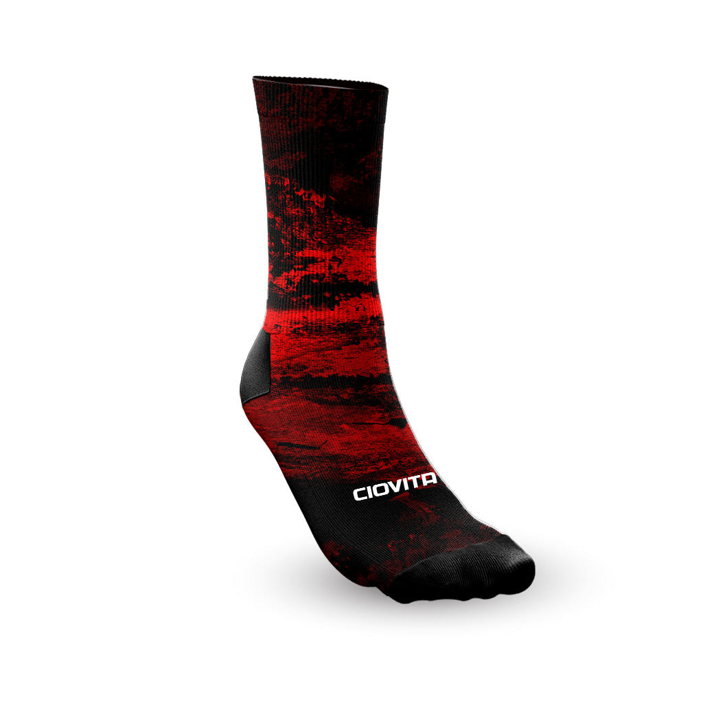 Absa Cape Epic Crew Socks (Red Horizon)