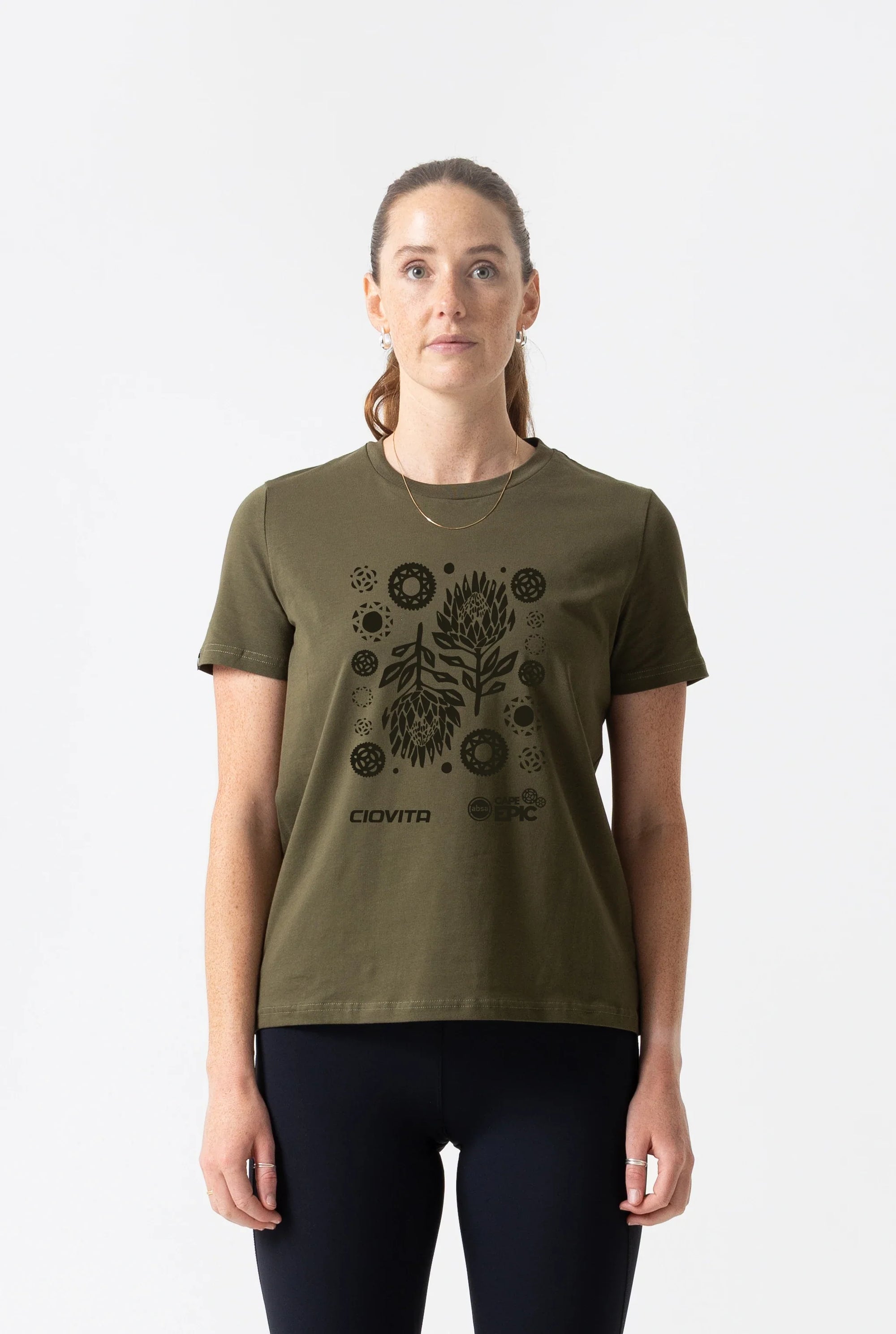 Women's Absa Cape Epic Heritage T Shirt (Royal Olive)