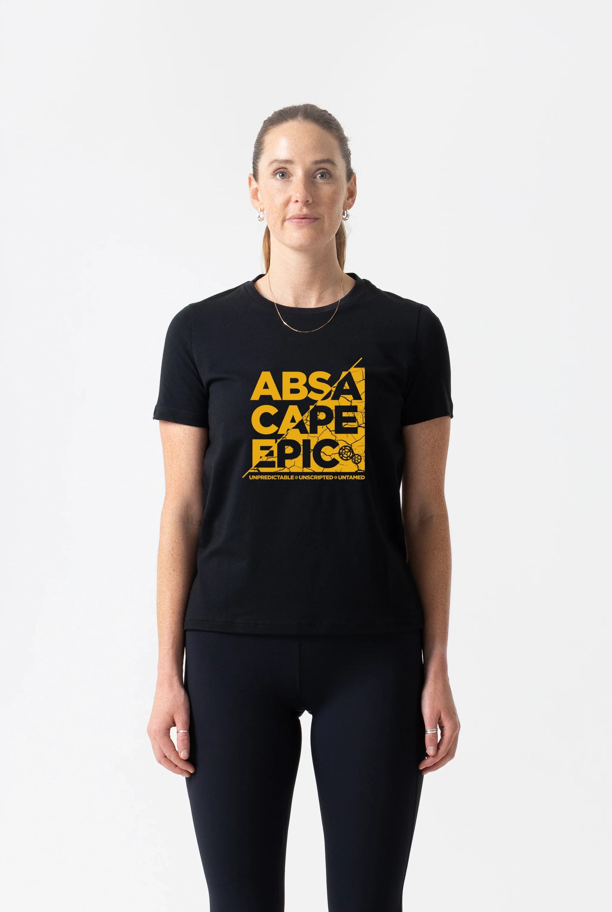 Women's Absa Cape Epic Applique T Shirt (Black)