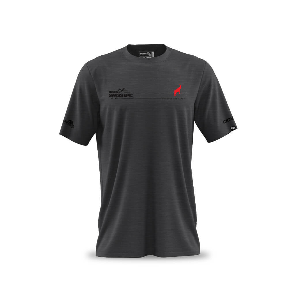Men&#39;s Spar Swiss Epic 2023 T Shirt (Charcoal)