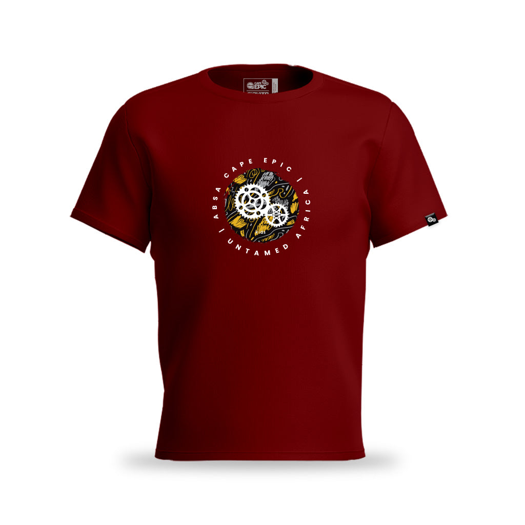 Absa Cape Epic 2024 Kids T Shirt (Maroon)