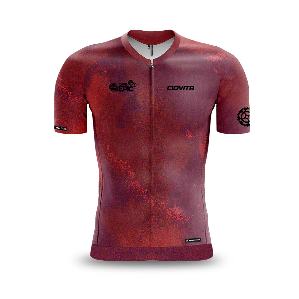 Men&#39;s Absa Cape Epic 2024 Citta Race Fit Jersey (Maroon)