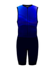 Men's Blue Motion Sleeveless Tri Suit