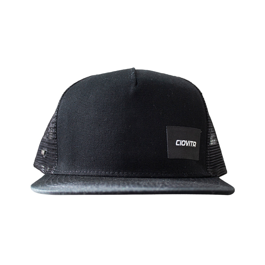 Black Trucker Cap