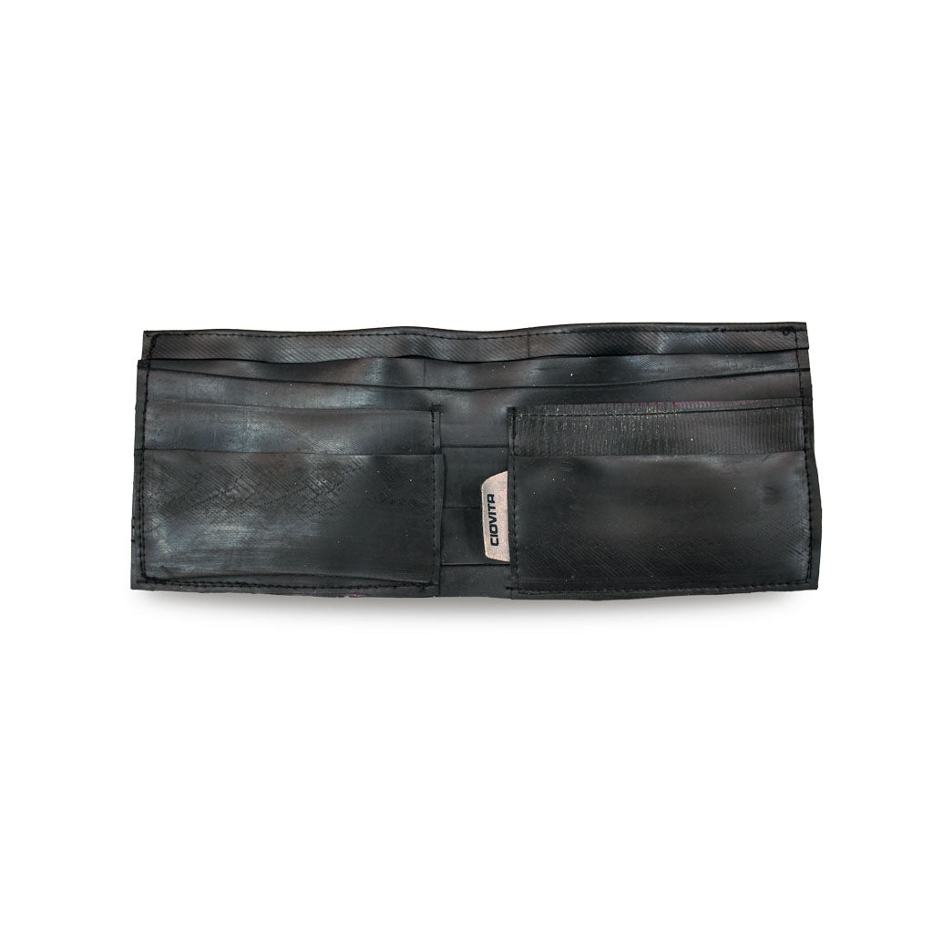 recycled bicycle inner tube wallet