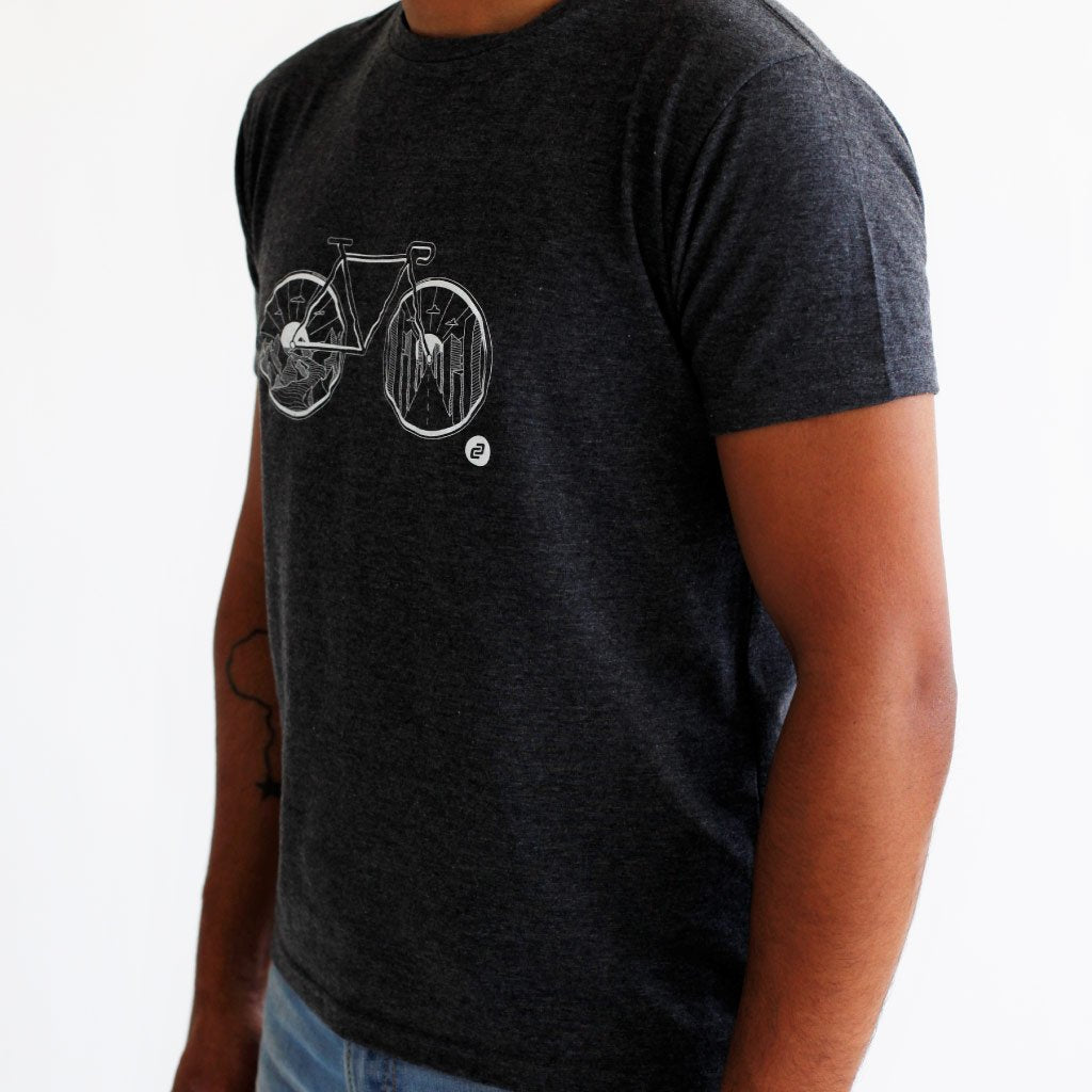 Men&#39;s Charcoal Mélange Concord T Shirt | T Shirt |Ciovita Australia